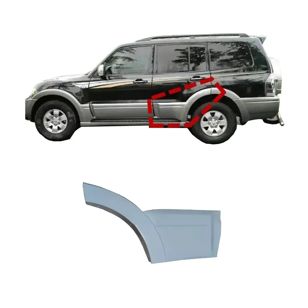 

1 Piece Rear Door Board for Pajero V73 MR508262 2000-2006 Rear Wheel Eyebrow for Montero V75 Overfender for Shogun V77