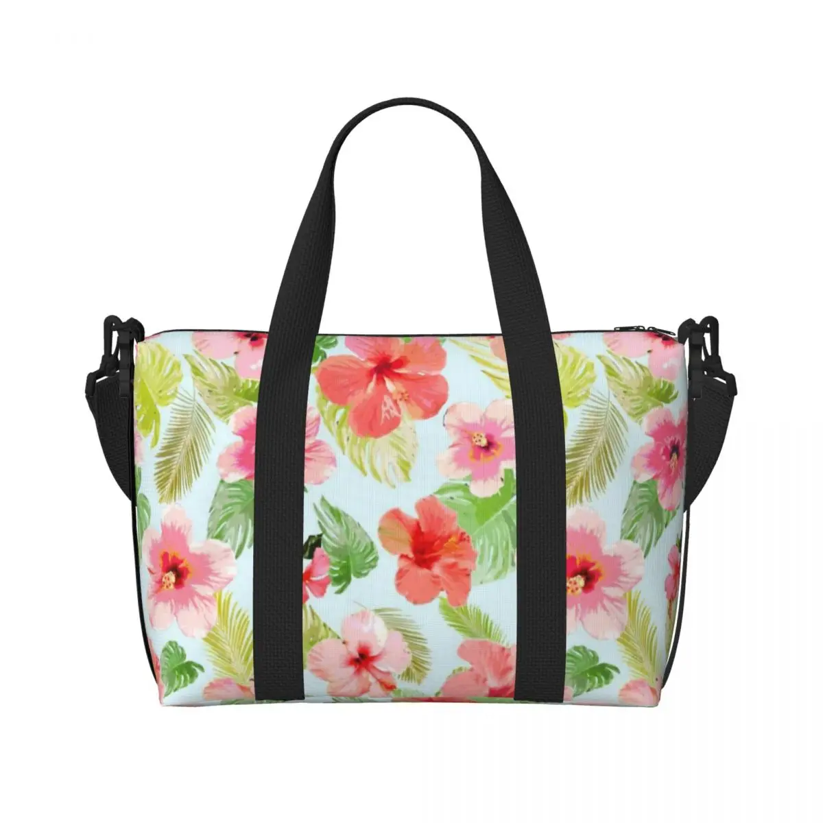 Retro Floral Portable Travel Bag,Large capacity sports Gym Bag, Lightweight carry on Luggage Duffle Bag coach Bag Camping bag