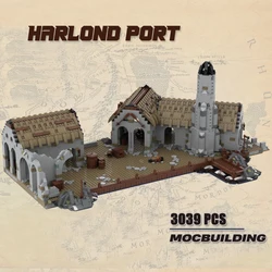 Famous Film Series MOC Port Building Blocks The Dock Stree Building Ultimate Collector Creative Toys Children Gifts