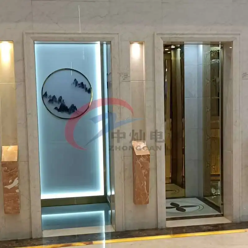 مصاعد الركاب الكهربائية التجارية/Ial 400 كجم معتمدة من CE 2-5 قصص منازل فيلا مصاعد منزلية