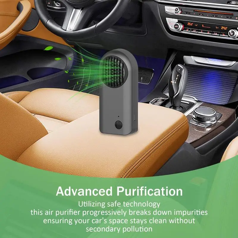 Air Purifier For Car Smell Odor Removal Eliminator Machine Cordless Battery Powered Freshener For Home Car Scent Eliminators In