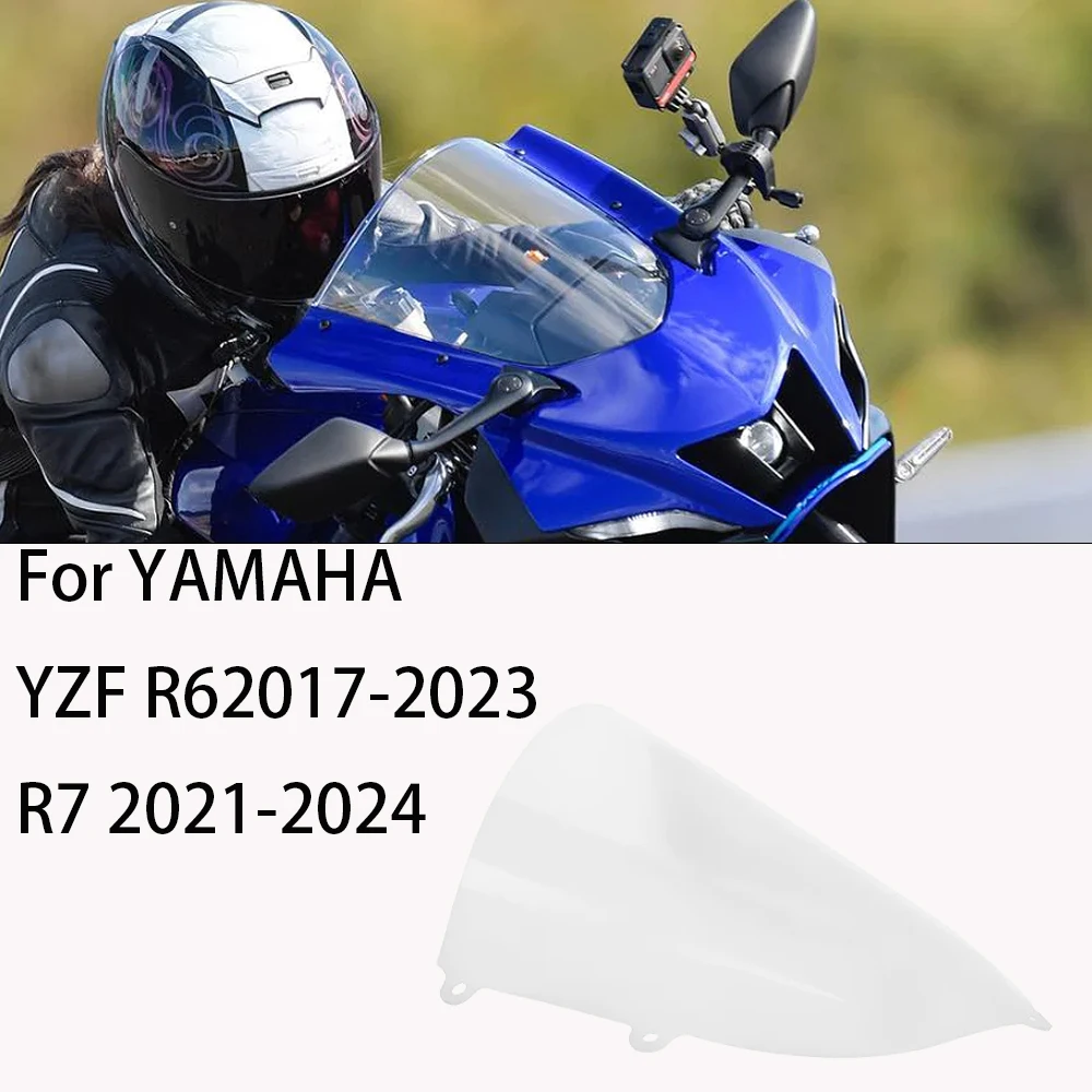 

Новый обтекатель лобового стекла мотоцикла, экран лобового стекла для YAMAHA YZF R6 2017-2023 R7 2021-2024