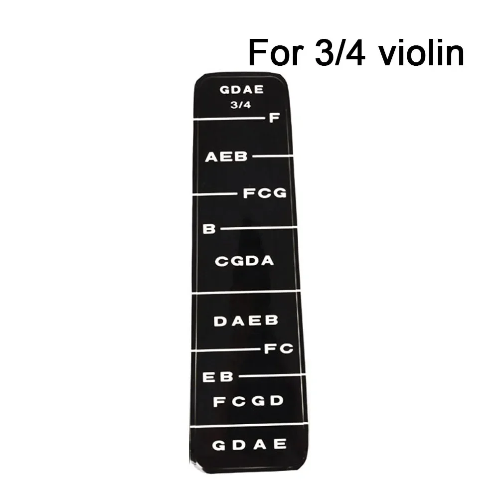 Violin Fingerboard Sticker Intonation Learning Sticker Stickers Violin 1/8-4/4 Beginners Fingerboard Brand New