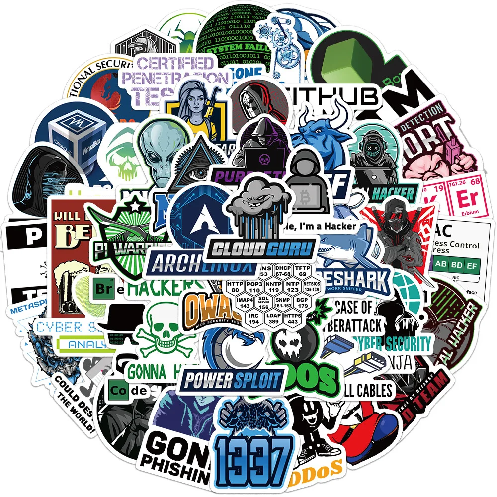 شارات فينيل مقاومة للماء لزجاجات المياه ، ملصق للكمبيوتر المحمول ، السيارة ، الأمتعة ، الكأس ، الكمبيوتر ، الهاتف المحمول ، زخرفة لوح التزلج ، 50 #1