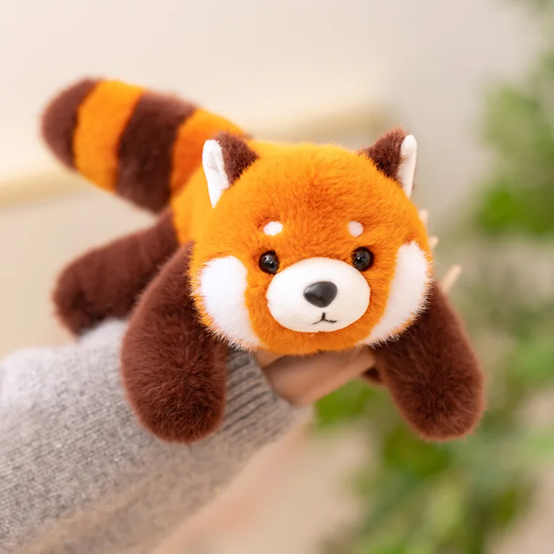 

18cm Sloth Husky Plush Toy Lying Animal Table Ornament Soft Raccoon Bear Stuffed Doll Cartoon Animal Pillow Christmas Gift