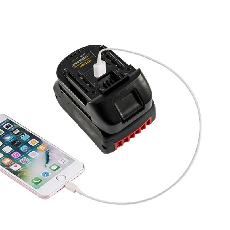 Battery Adapter For Bosch 18V To for Makita 18V BS18MT Converter With USB For Makita 18V Electrical Tools BAT618 BAT609G