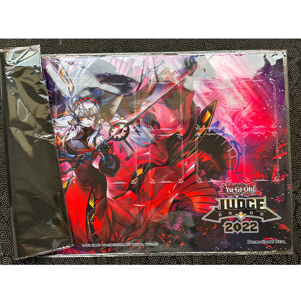 Yu-Gi-Oh Playmat Red Cartesia the Virtuous Card Pad YGO Mat KMC TCG YuGiOh Judge MAT-0186