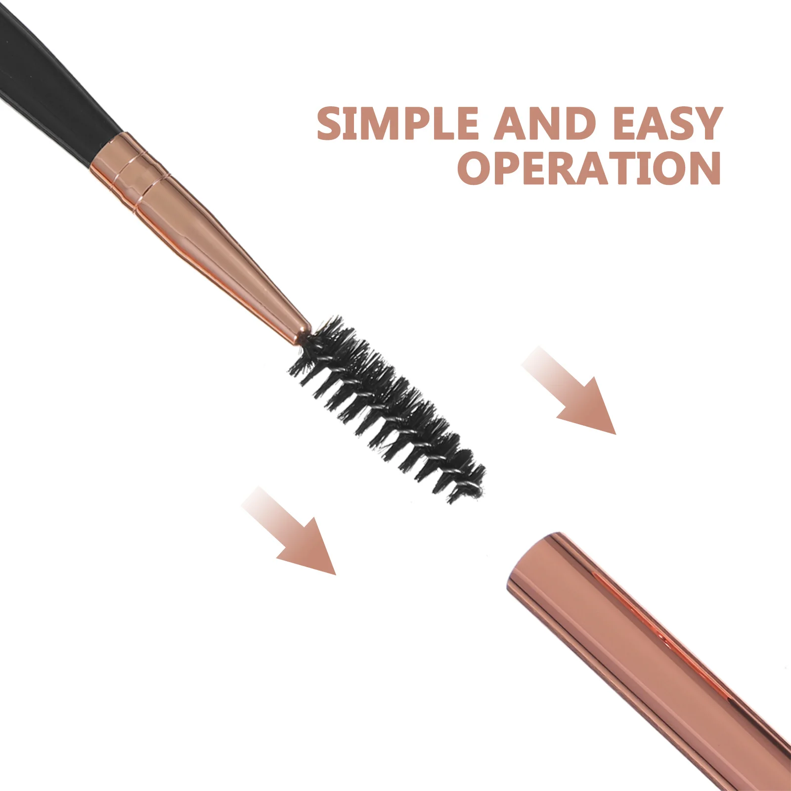 2Pcs Eyelash Makeup Brushes Lash Wands Stable Material Portable Design Suitable for Every Lash Type Eyelash Brush