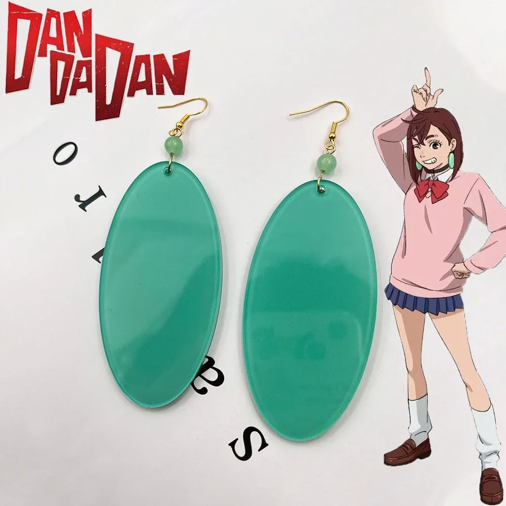 Anime Dandadan Cosplay Momo Ayase Earrings Ear Stud Ear Clip Ear Hook Jewelry Eardrop Accessories Cosplay Prop