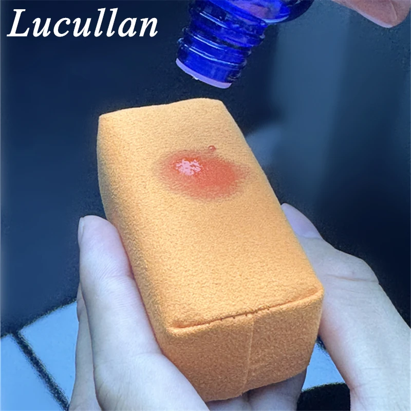 Lucullan Car Pro Orange Water Proof No Soak Suede Ceramic Coating Applicator