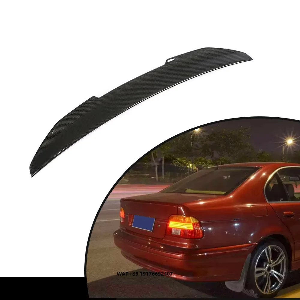 

Factory Price Real Carbon Fiber Rear Trunk Spoiler Wing forBMW 3/5 Series 91-98 E36 97~03 E39 Sedan