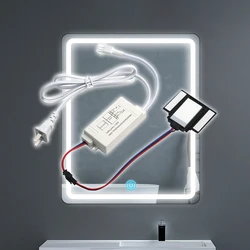 Single Touch On/Off LED Light High Voltage Mirror Touch Switch for AC 220V LED Light
