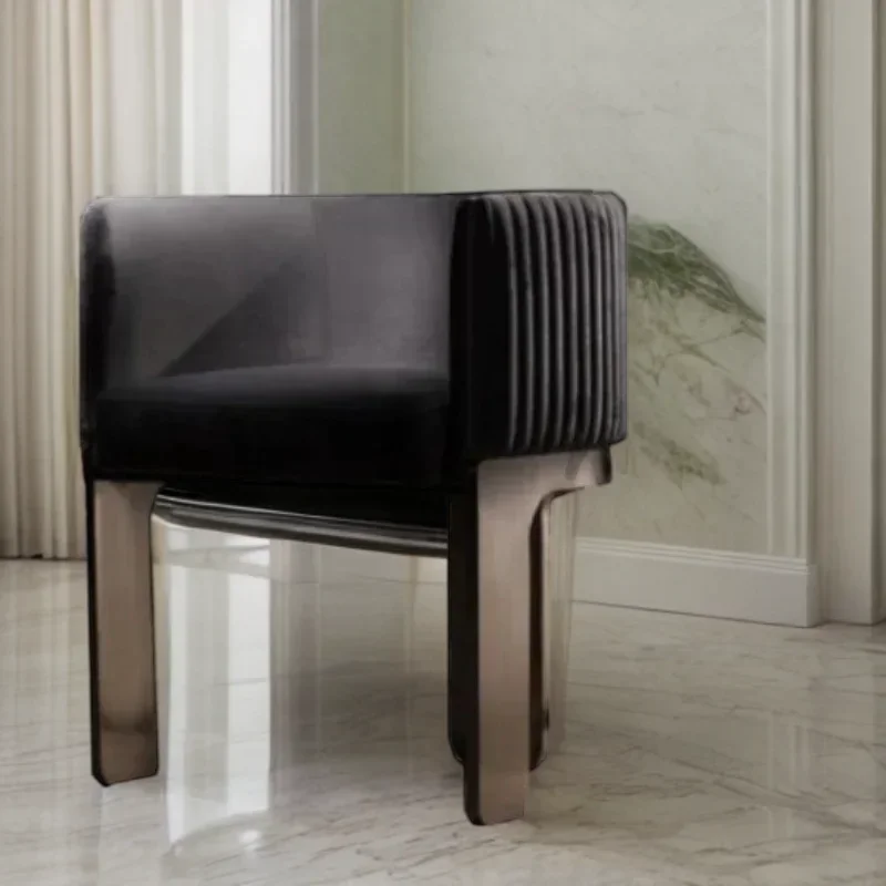 

Винтажный стул, барные стулья, домашние роскошные обеденные стулья, кожаные кресла, дизайнерское индивидуальное кресло