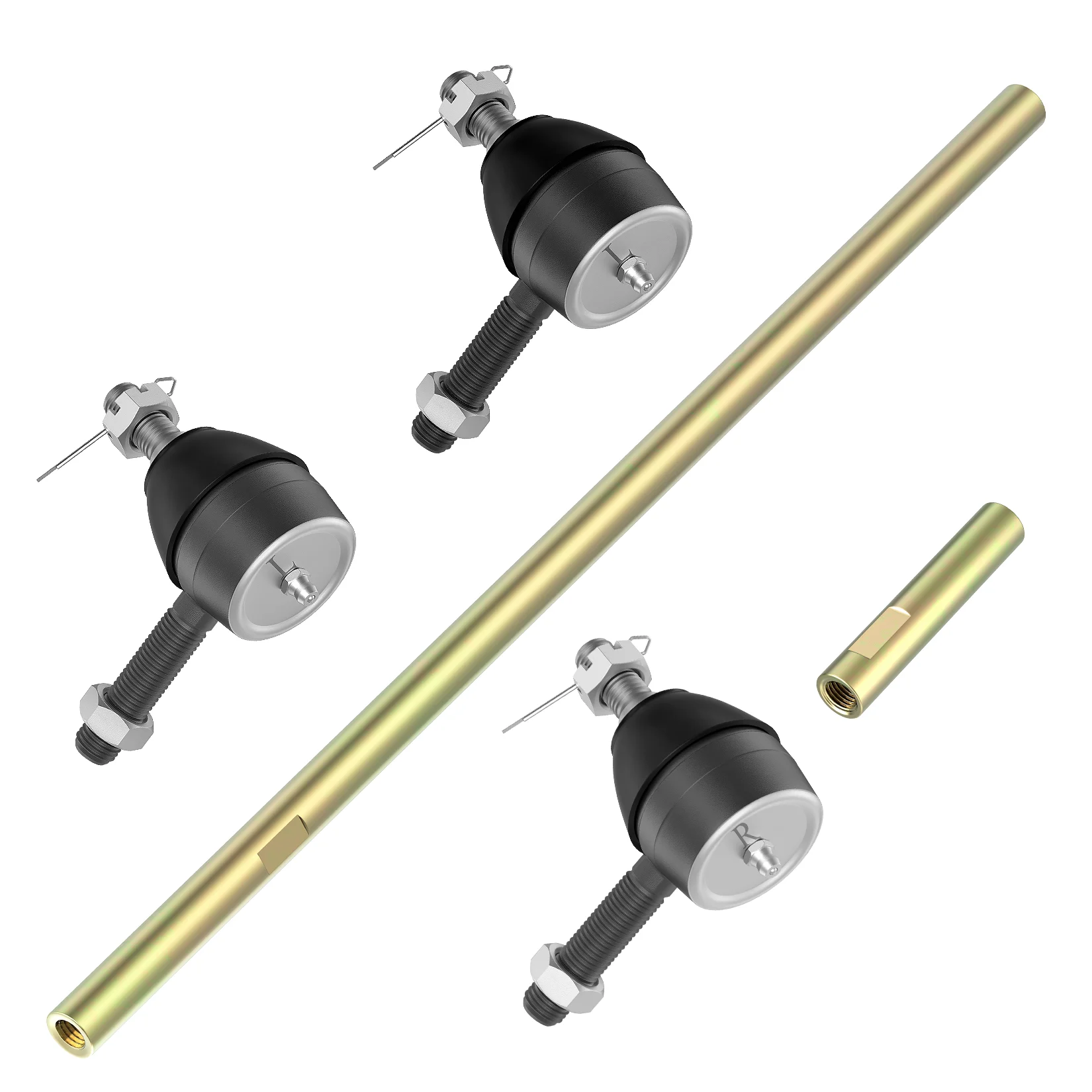クラブカーds-g-e-1984-2008-oem-1010219-1012467-7540-7539用ゴルフカートラックピニオンドラッグリンク＆タイロッド＆ボールジョイントキット