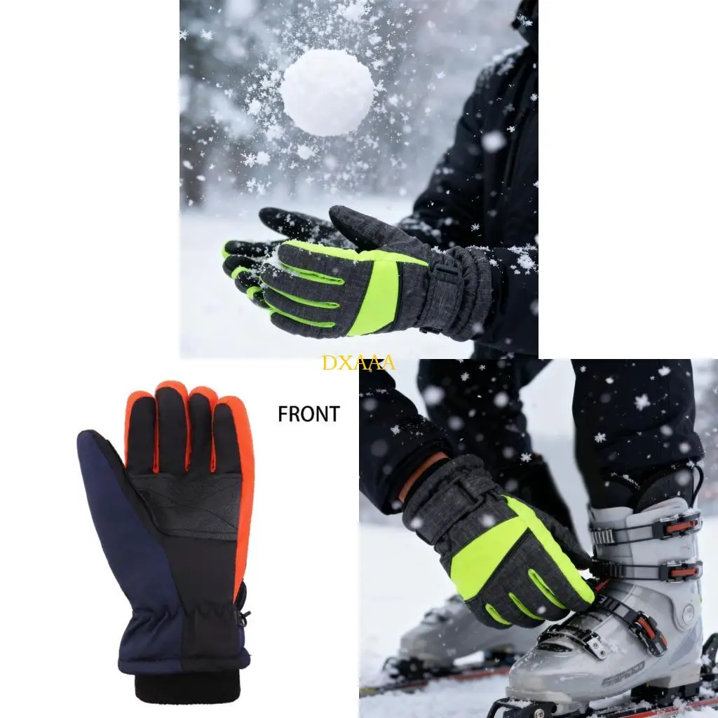 dxaa-luvas-esqui-para-meninos-e-meninas-clima-frio-duas-cores-design-quente-peca-pulso-elastica-atividade-neve-ao