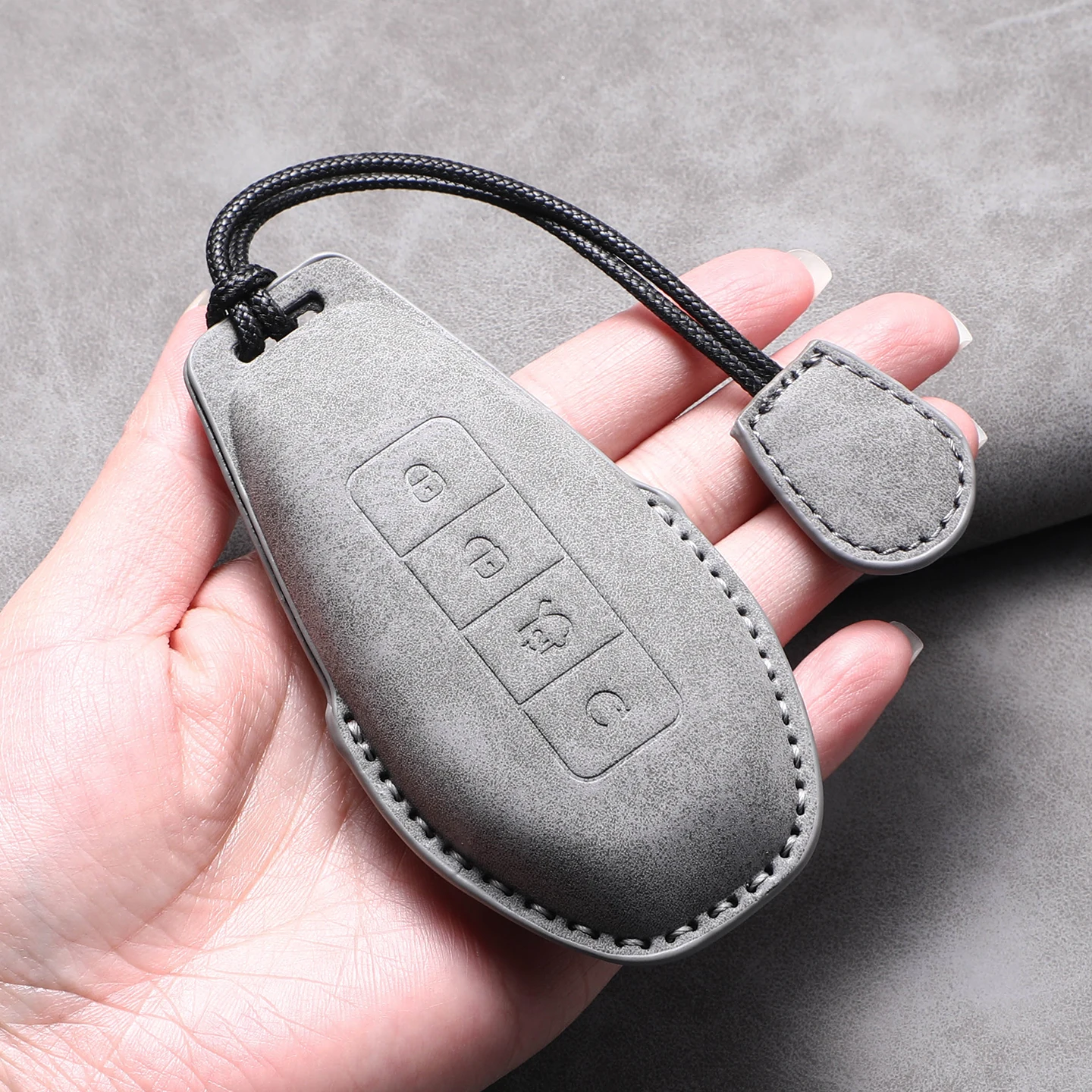 

Car Key Case Cover For DENZA Z9GT N9 2025 Durable Car Smart Remote Key Protection Shell Anti-Scratch Keychain Garnish Accessorie