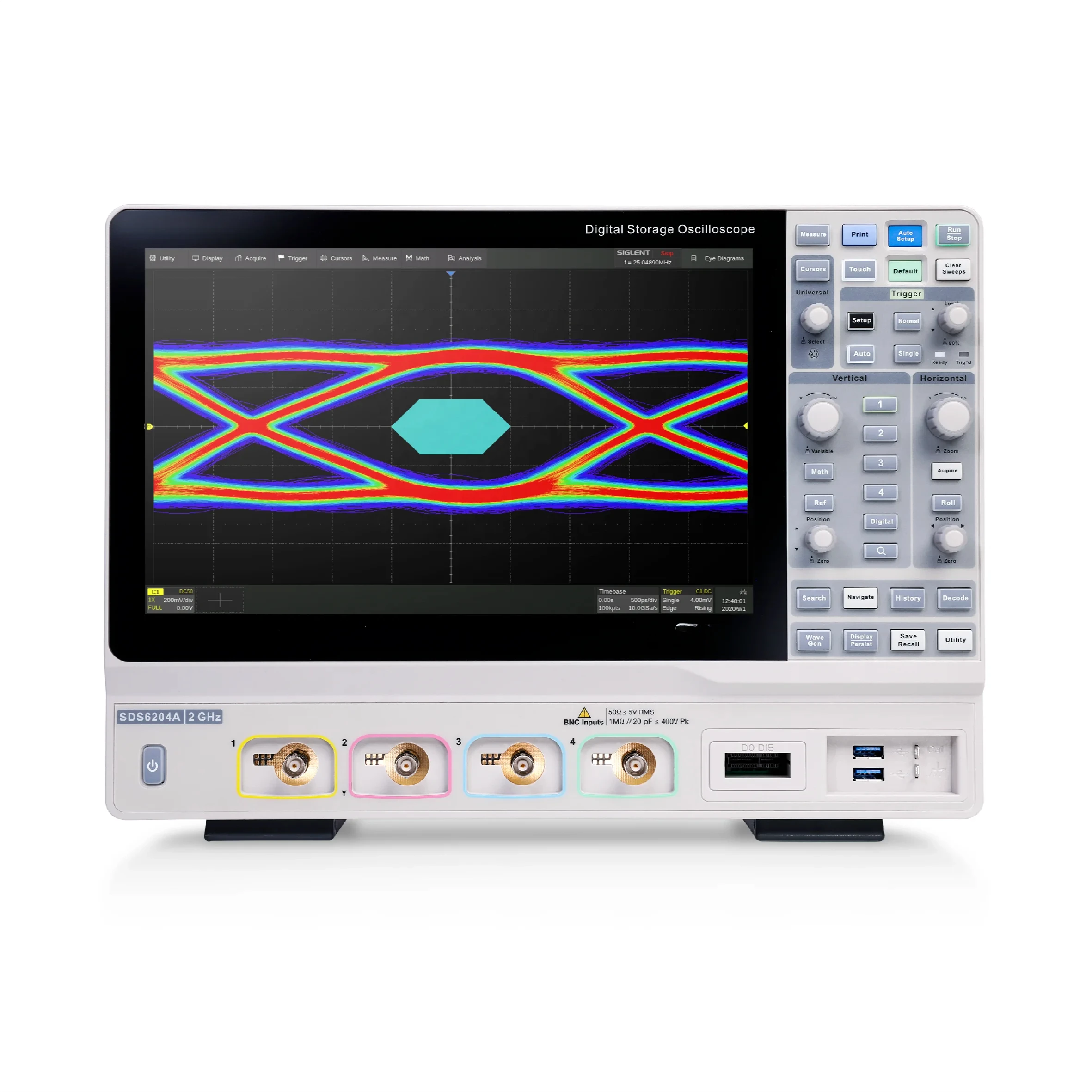 New SDS6204A ,2 GHz 4 Channels oscilloscope, measurement tool