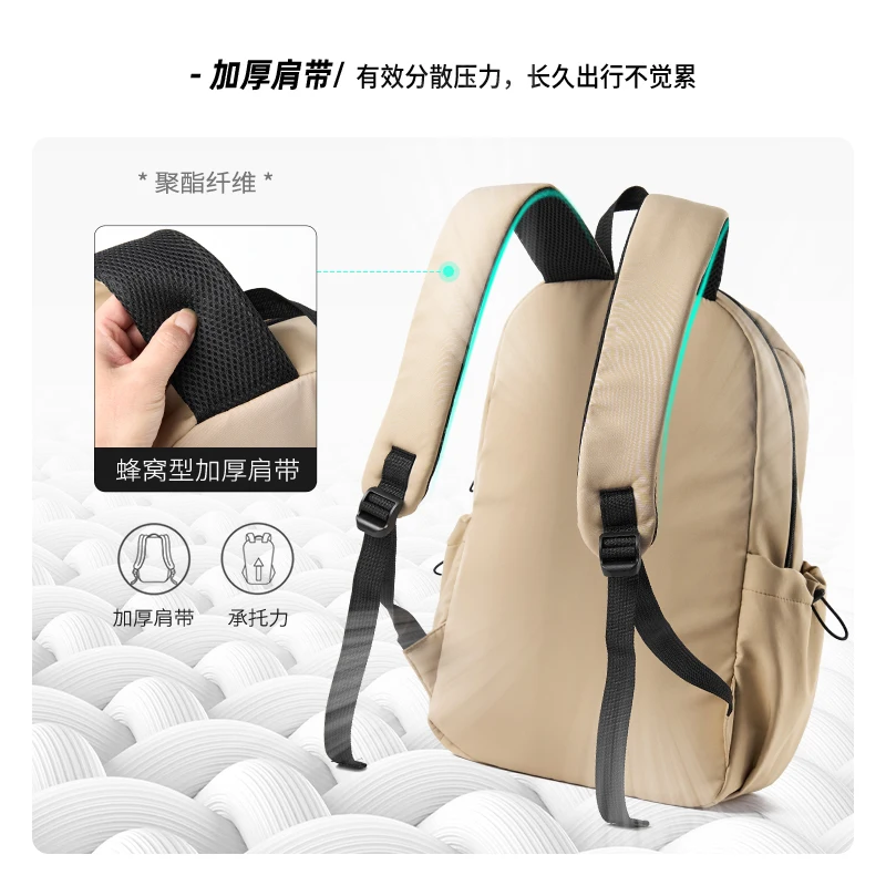 2024 Fashion Backpack Men Travel Outdoor Waterproof Teens Bag 16 inch Laptop Book Bags Unisex Sport School Knapsack