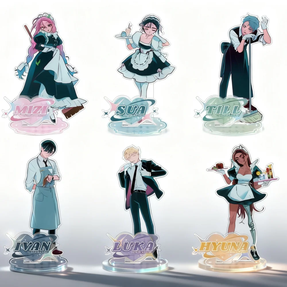 15cm Anime ALIEN STAGE  Hyuna Till Ivan Sua Marty Mizi Durian Acrylic Stand High-Quality Collectible