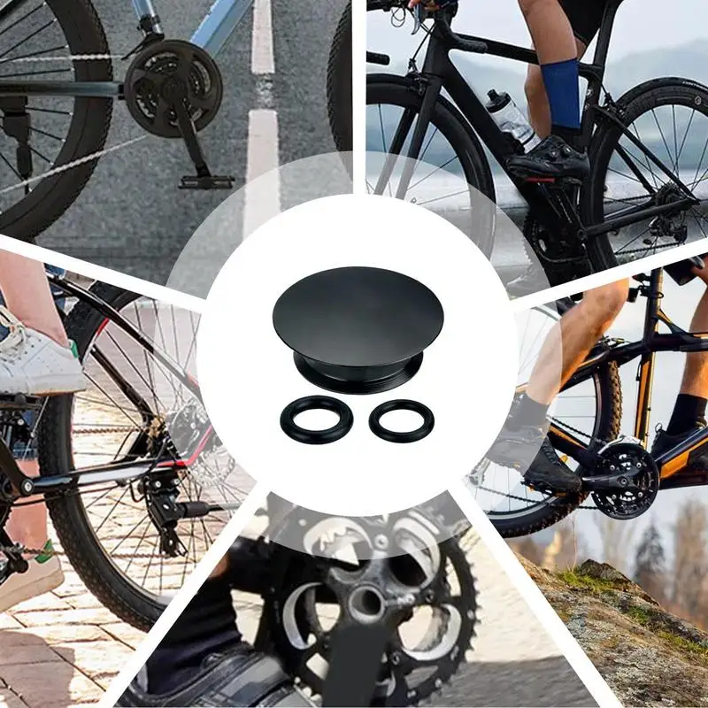 1pcs Dust-Proof Aluminum Alloy MTBs Foldable Bike One Hollow Disc Cover Crank Cap Bicycle Teeth Plate Crankset Plug Screw