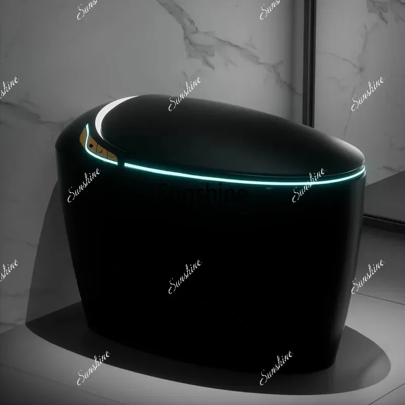 Luxury Smart Toilet With Bidet Seat, Elongated Egg Shaped Modern Design, Auto Open Auto Flush, Adjusted Heated Seat, Warm Water