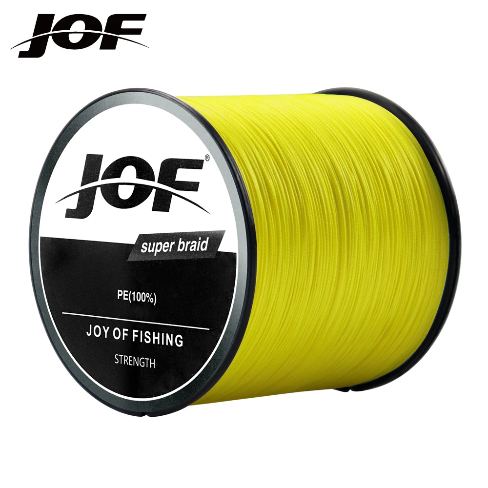 

JOF 4/8 Strands 500M PE Braided Fishing Line tresse peche Saltwater Fishing Weave Multifilament 4/8 Threads 10-88LB