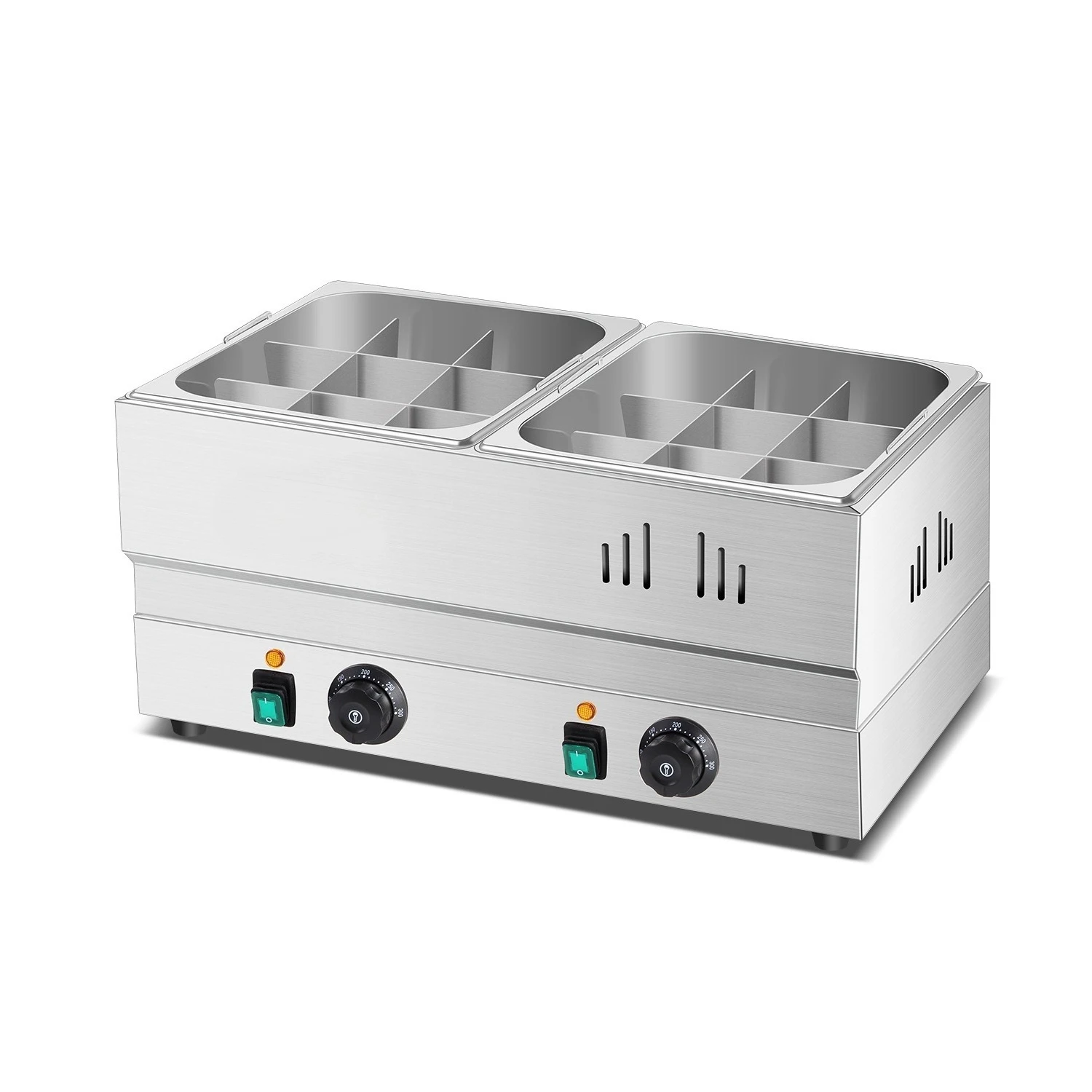 Commercial Oden Machine Double & Triple Tank, Hot Pot Skewer Cooking Stove Convenience Store Catering Equipment
