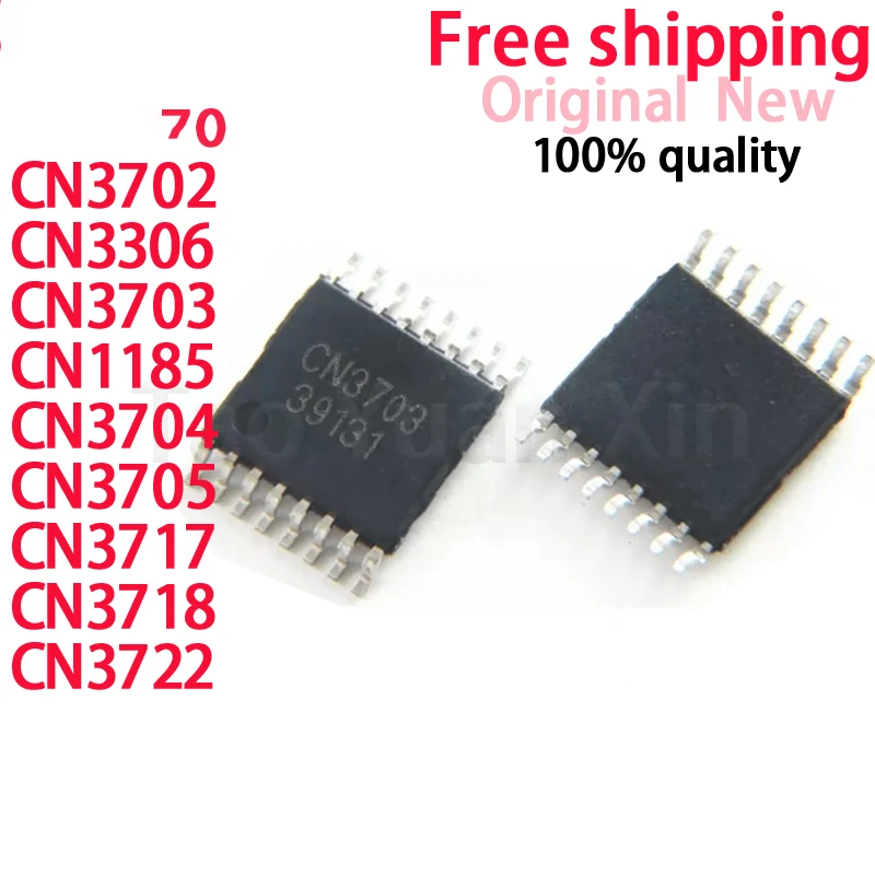 (5piece)100% new cn3702 cn3703 cn3704 cn3705 cn3717 cn3718 cn3722 cn1185 cn3306 tssop-16 chipset