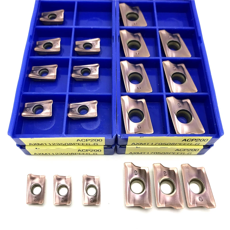 AXMT123508 AXMT170508PEER-G ACP200 Indexable Milling Inserts CNC Metal Lathe Tool Turning Tool