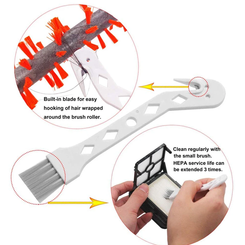 Accessori per Bissell Crosswave 1713 1785,Cordless 2582E,Pet Pro 2224E, spazzola per accessori 1866 1868 1934 1926 filtro Hepa