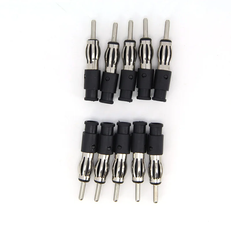 2/5Pcs Car CD Radio Male AM/FM Aerial Antenna Plug Repair Adapter Plastic Handle Connector For Car Radios Antennas