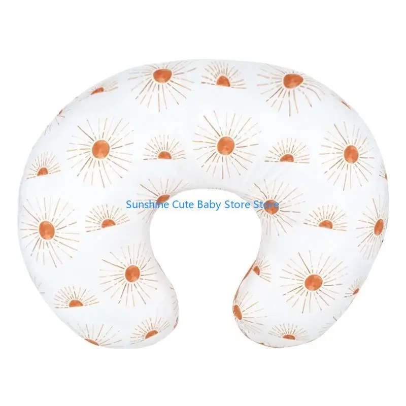 C5AF ปลอกหมอนรองให้นมแบบถอดได้ Ushape พิมพ์ปลอกหมอนให้นมปลอกหมอน