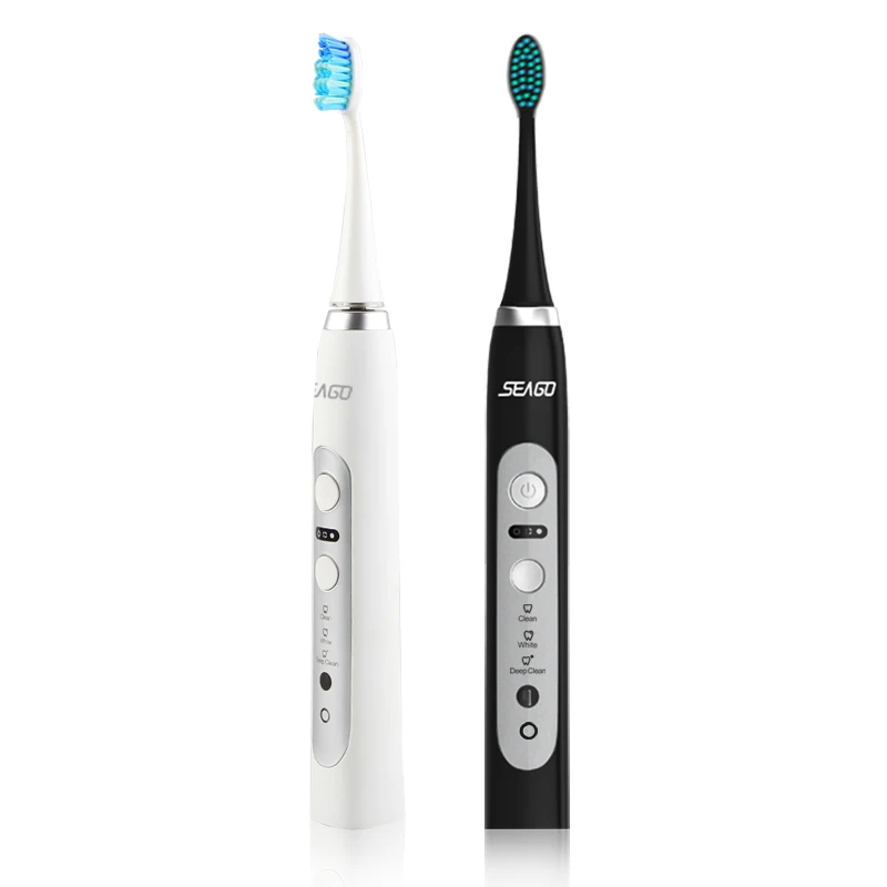 

Seago OEM Travel Sonic CE Certificate Eco-friendly Electric Toothbrush Adult Smart Tooth Brush Modern Set Timer SG982