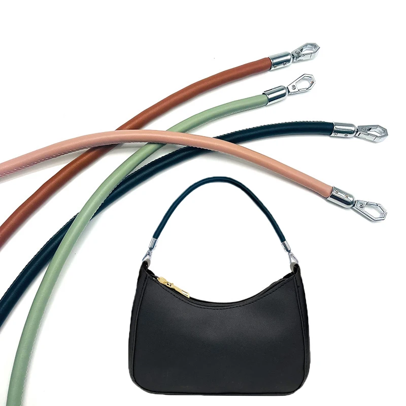 60/115cm DIY Short Bag Belts Pu Leather Braided Rope Handles For Handbag Shoulder Bag Strap Bag Parts Replacement Bags Belt