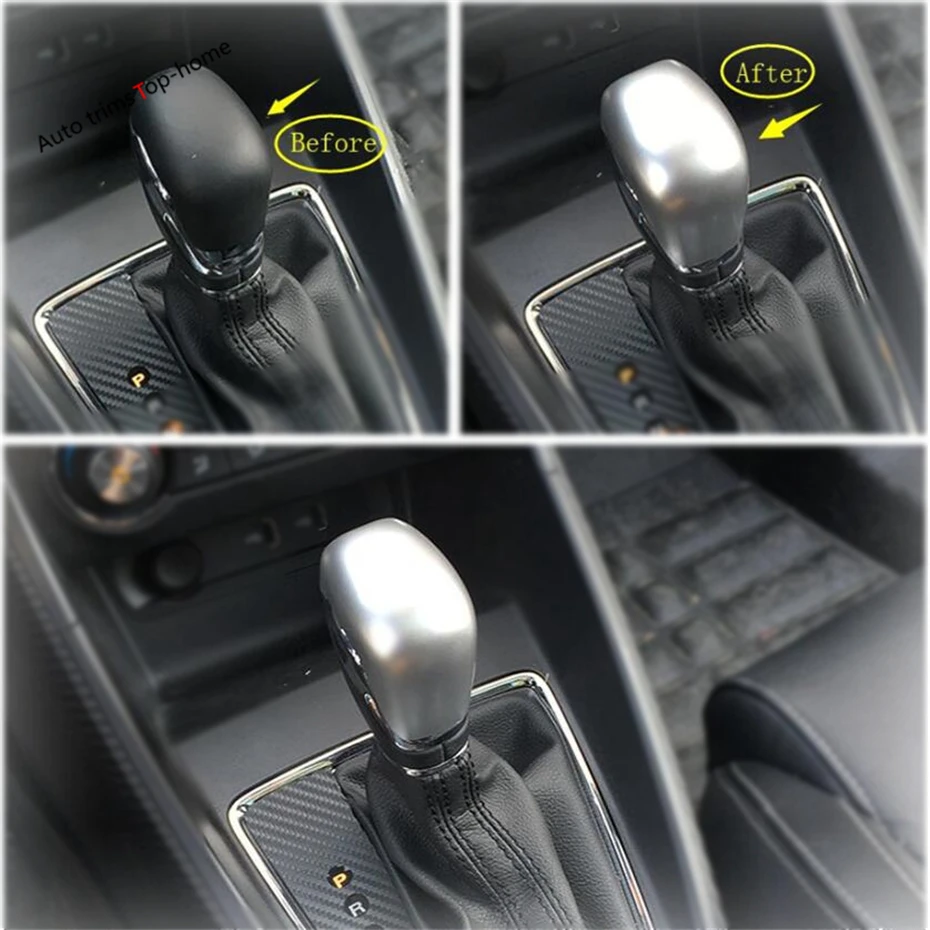 

ABS Transmission Gear Shift Shifter Knob Gear Head Handle Decoration Frame Cover Trim Fit For MG ZS 2018 - 2023 Car Accessories