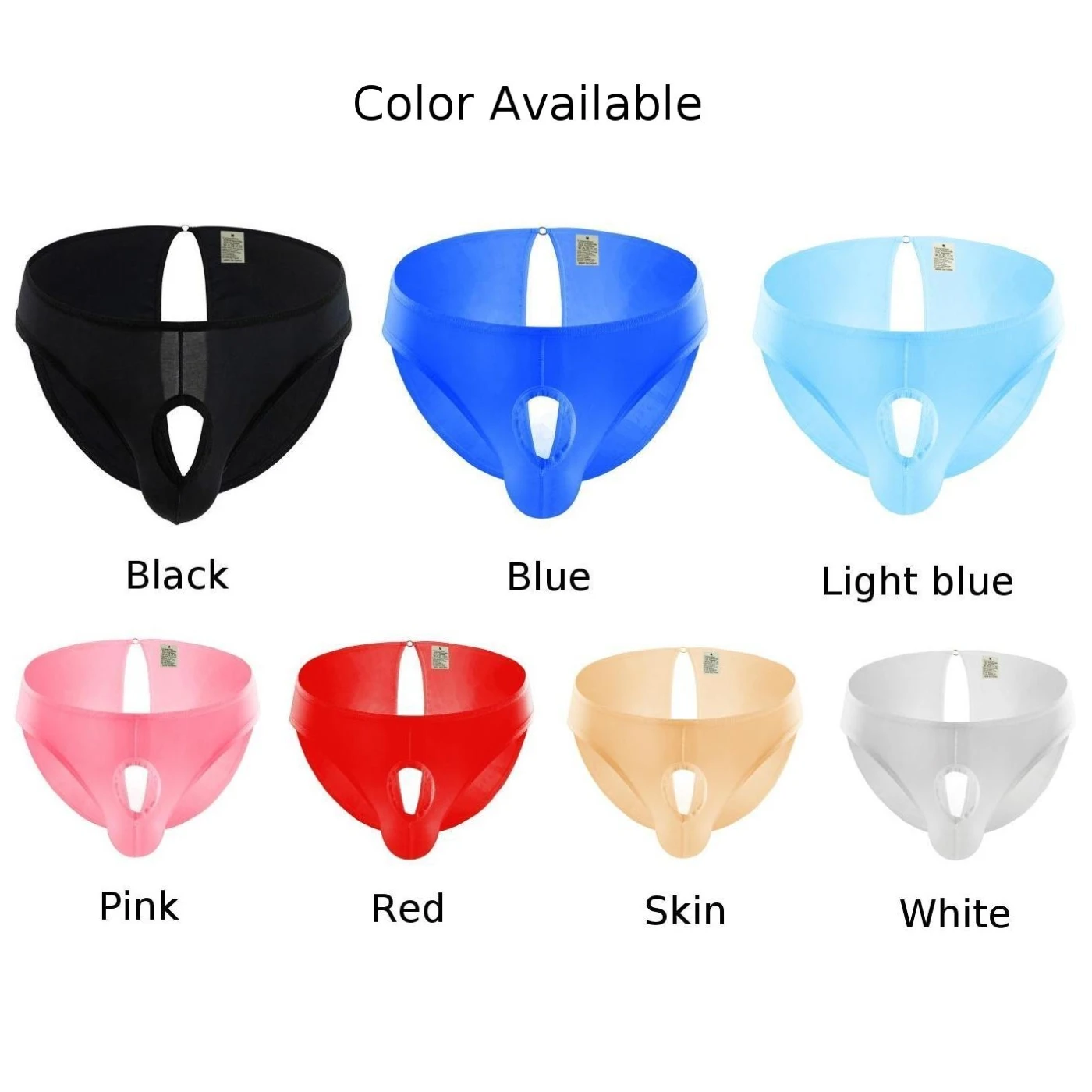 Cuecas de virilha aberta dos homens respirável roupa interior sem costas sexy g-string oco tanga calcinha erótica lingerie gay