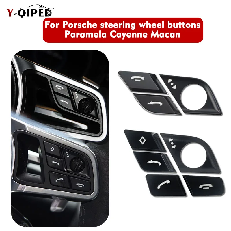 

For Porsche Cayenne 92A 2015-2017 Macan 95B 2014-2021 Panamera 971.1 Car Steering Wheel Multifunction Switch Button Phone Key