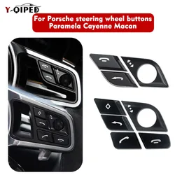 For Porsche Cayenne 92A 2015-2017 Macan 95B 2014-2021 Panamera 971.1 Car Steering Wheel Multifunction Switch Button Phone Key