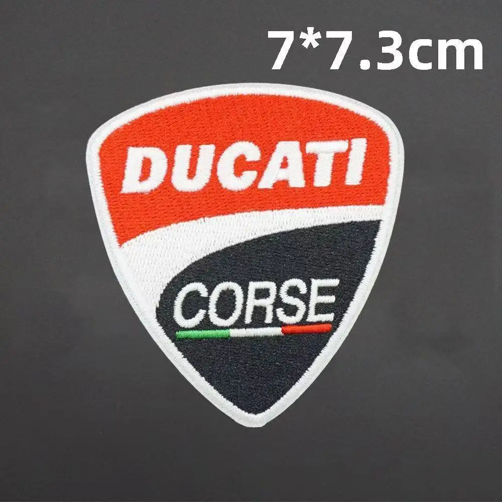 التصميم Ducati المطرزة التصحيح شارة الظهر شارة هوك دعم الملابس ل Ducati Monster Panigale Diavel V4 تشويش إذاعي