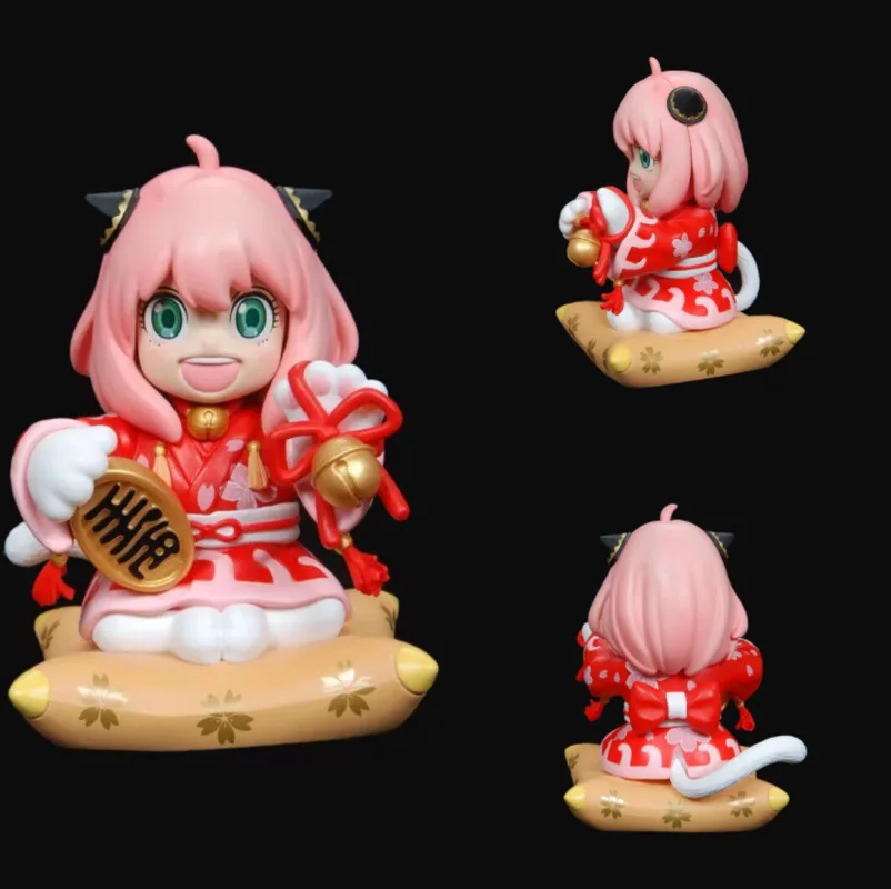Figura de acción de Anya Forger de Spy×Family de 16 cm, bonita figura de PVC, estatua, modelo, decoración para el hogar, escritorio, juguete coleccionable, regalo