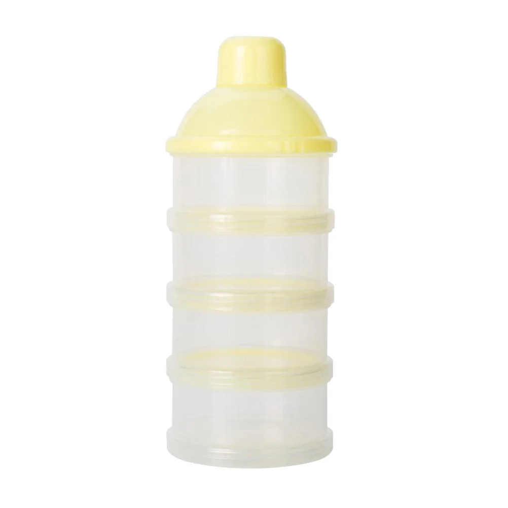 

4 Layers Milk Powder Box Dispenser Powdered High Capacity Container Baby Feeding Formula Child