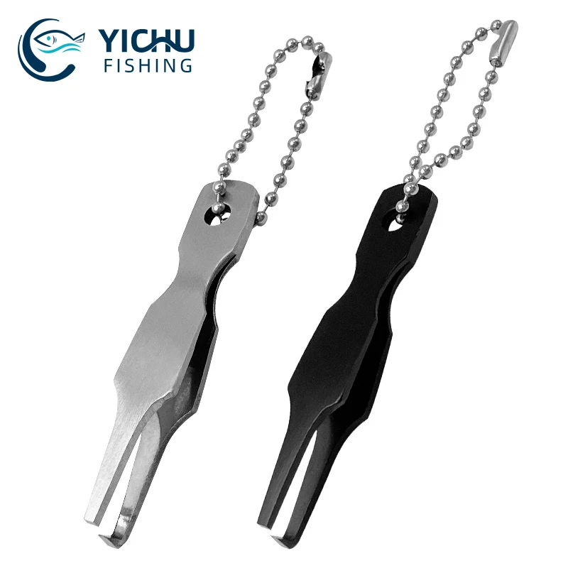 Stainless Steel Double Ring Opener Lure Quick Ring Opener Tool Fishing Accessories Lightweight Portable Fishing Gear