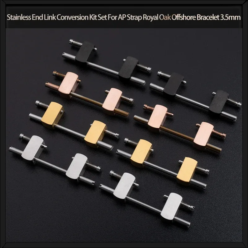 الفولاذ المقاوم للصدأ نهاية رابط تحويل عدة مجموعة ل AP حزام رويال أوك البحرية سوار ل 41 مللي متر الطلب 15400/15500/26331 3.5 مللي متر حزام الساعات