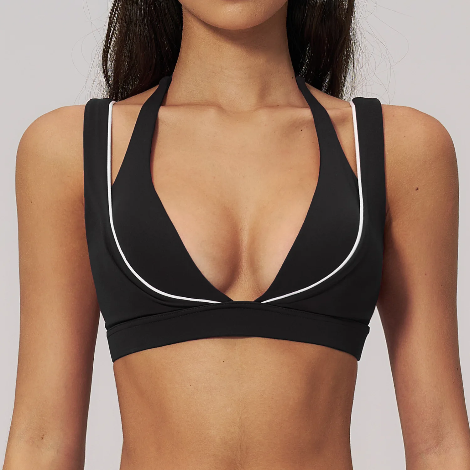Yoga Underwear Women Sports Bra Breathable Shock Proof Gym Workout Fitness Push up Top Yoga Running Active Sportswear Vest Bra view 4