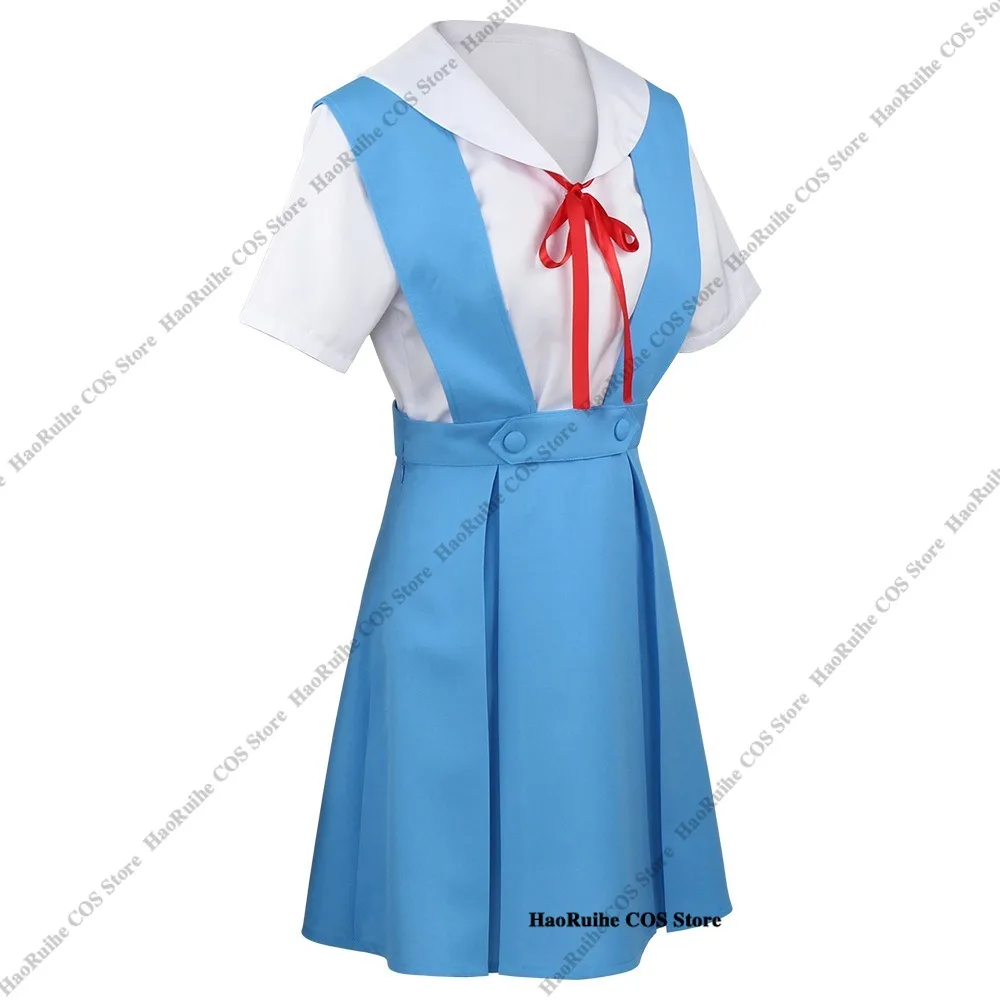 Ayanami Rei Cosplay Jurk met Sokken Asuka Langley Sohryu Schooluniform Ayanami Rei Outfits voor Anime Comic Con Asuka cosplay