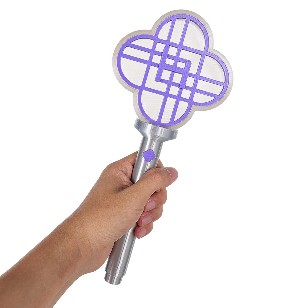 Zoey Puntelli Cosplay 3D Stampato Ragazze Gruppo Bastone Supporto per ventola Boomerang Lightboard Demoni Hunter KPop Accessori per giochi di ruolo