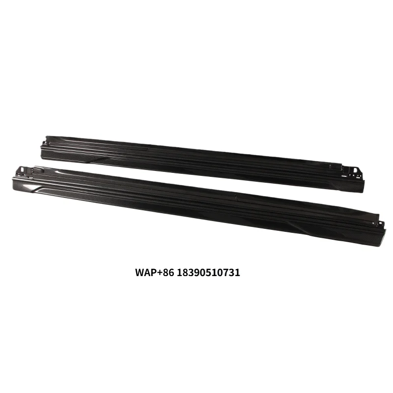 

High Quality air Turbulence Dry Carbon Fiber Side Skirt Body Kit for Upgrade PK Style Side Edge air Kit