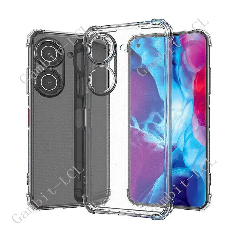 For ASUS Zenfone 10 9 Zenfone9 Zenfone10 AI2302 AI2202 Silicone Smartphone Phone Protective Back Shell Soft TPU Case