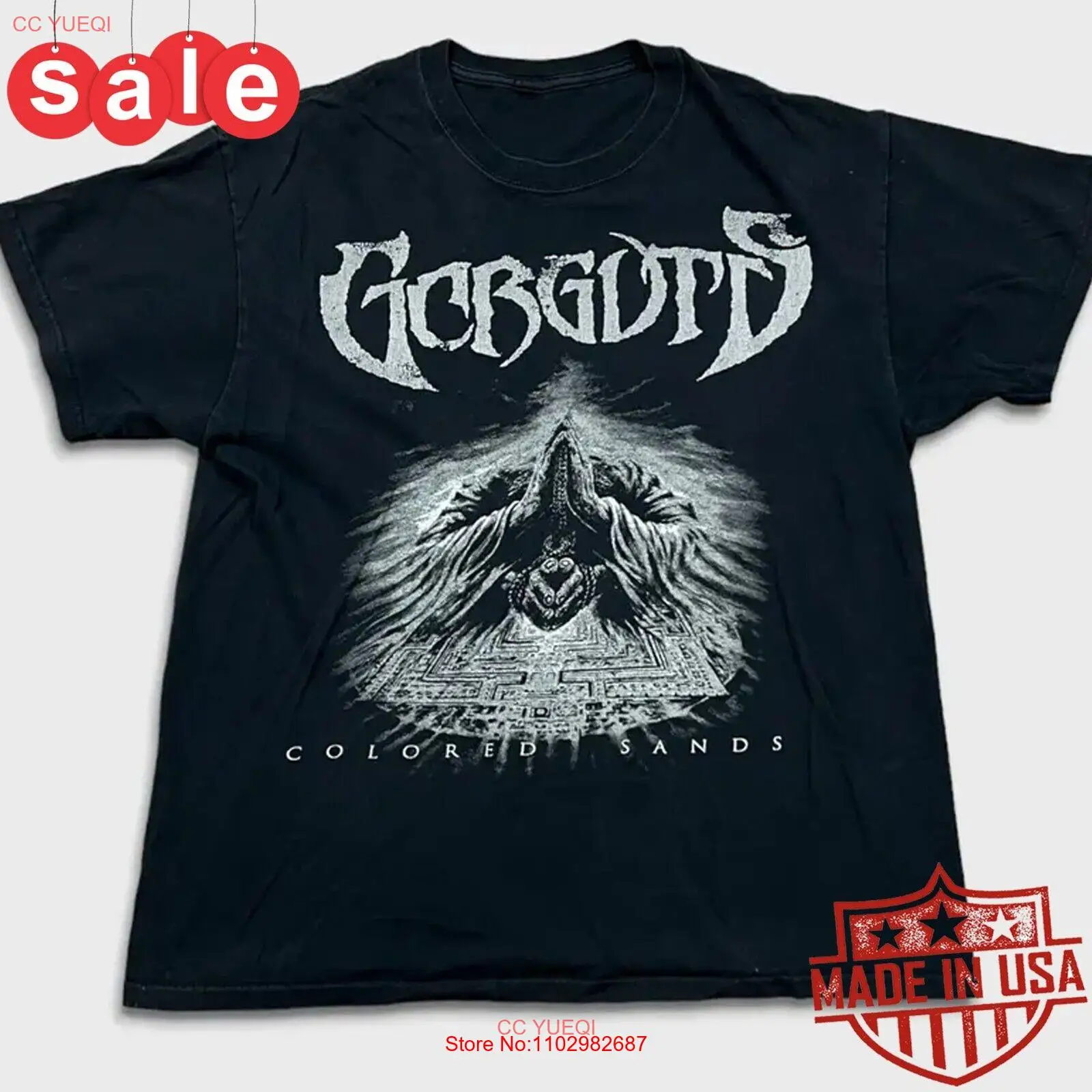 Новинка, лента с цветным песком, подарок для фанатов, унисекс, женская рубашка 1LU831