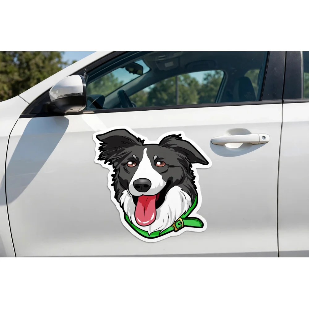 Funny Business Miniature Schnauzer Dog Vinyl Car Sticker Decorative Decal for Car Body and Laptop Creative Car Decor